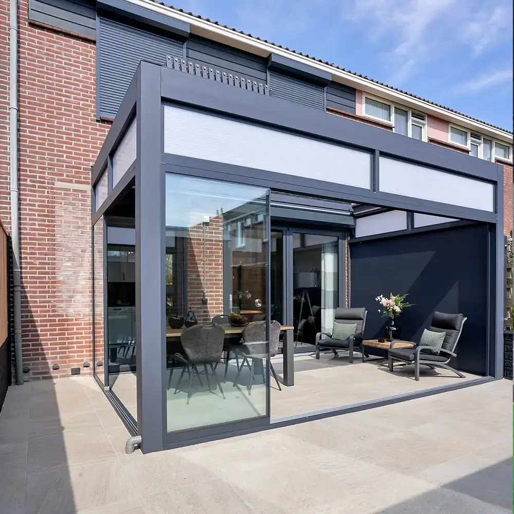 Lamellen tuinkamer exclusief