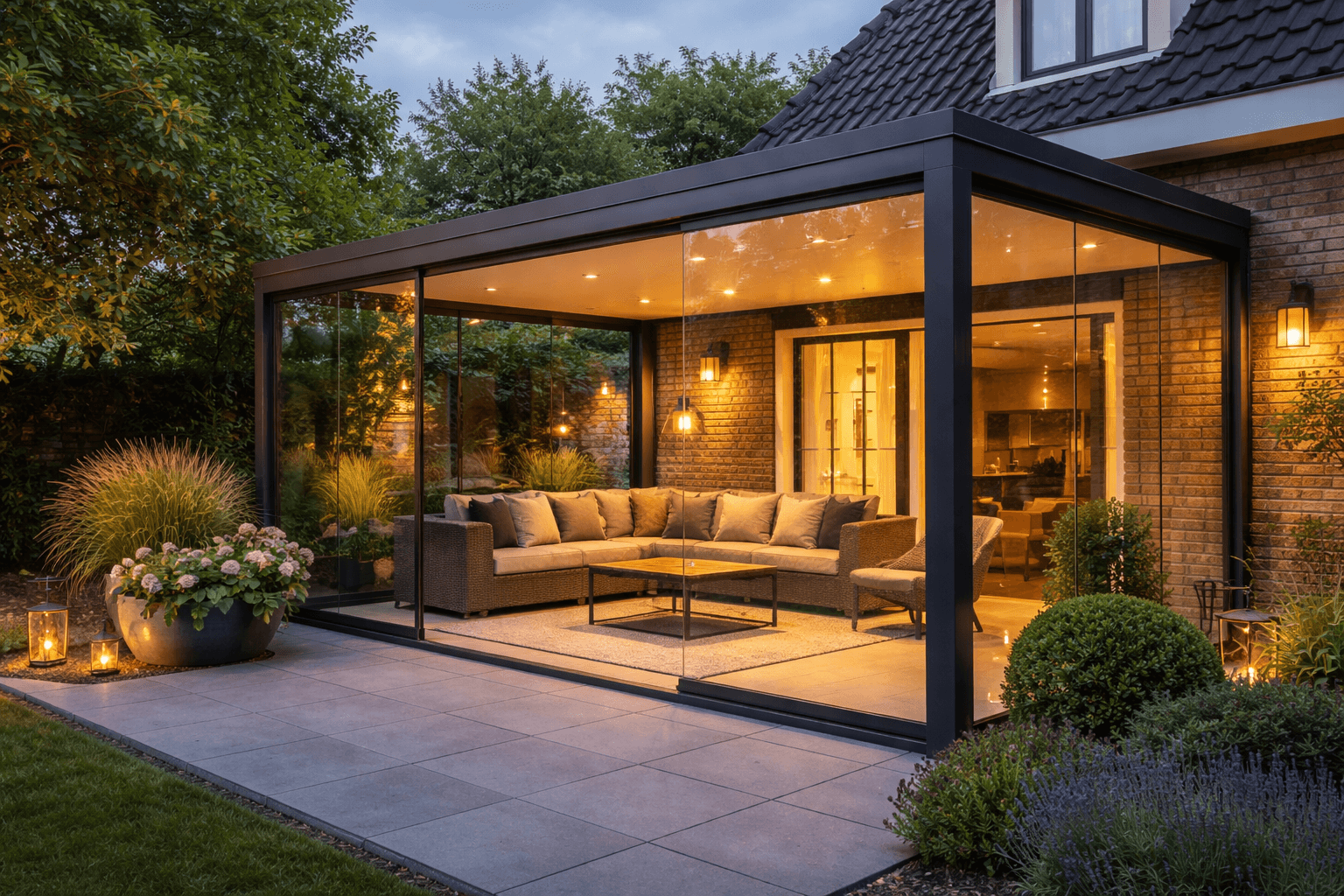 Een 4-seizoeneen veranda