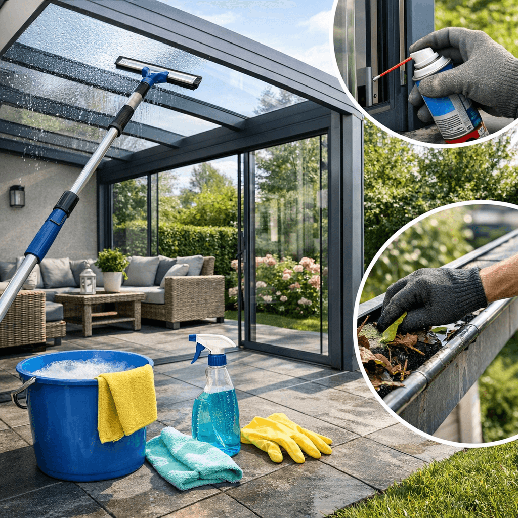 Hoe moet ik mijn veranda onderhouden en schoonmaken?