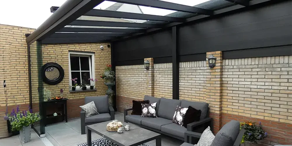Aluminium veranda's Glazen veranda